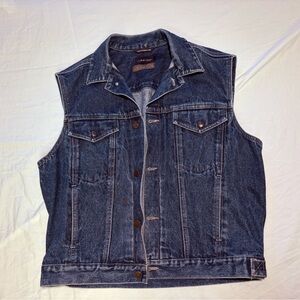 Vintage 1980’s Calvin Klein x I. Imogen Dark Denim Vest